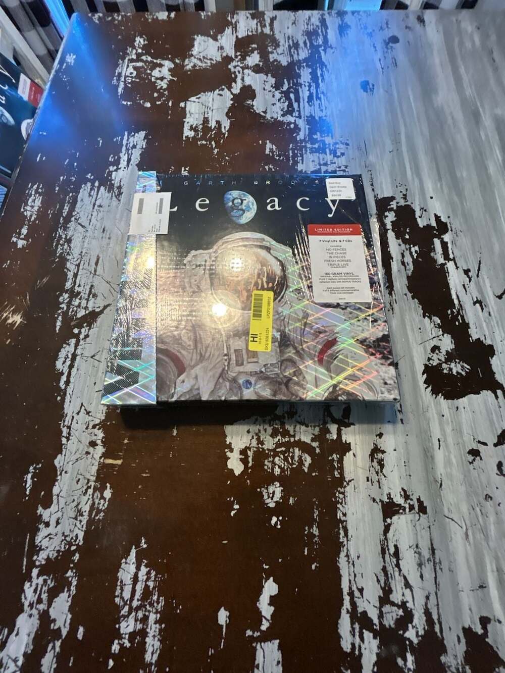 Garth Brooks Legacy Limited Edition Box Set 7 Vinyl LPs & 7 CDs Holographic Foil